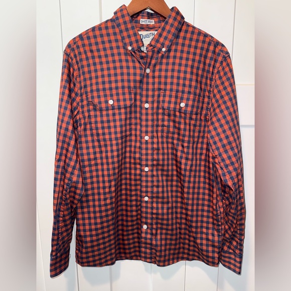 Duluth Trading Co Other - Duluth Trading Co. Men’s Untucked Button Down Shirt, Size M